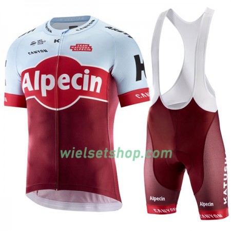 Fietskleding Dames (Fietsshirt + Korte Koersbroek) 2018 Team Katusha Alpecin N001